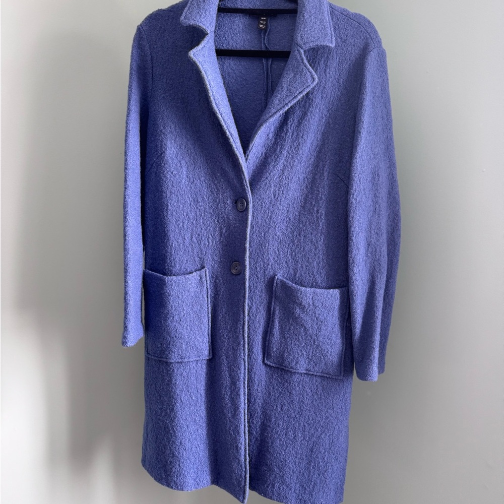 Blue Wool Coat
